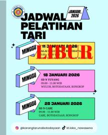 Jadwal Pelatihan Tari Karang Taruna Loka Nawasena Januari 2026, Pertemuan Hari Ini Diliburkan